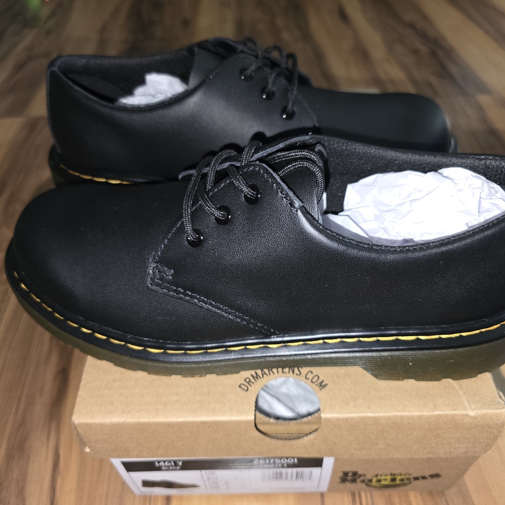 Dr. Martens Black Leather Oxfords - Picture 3 of 6